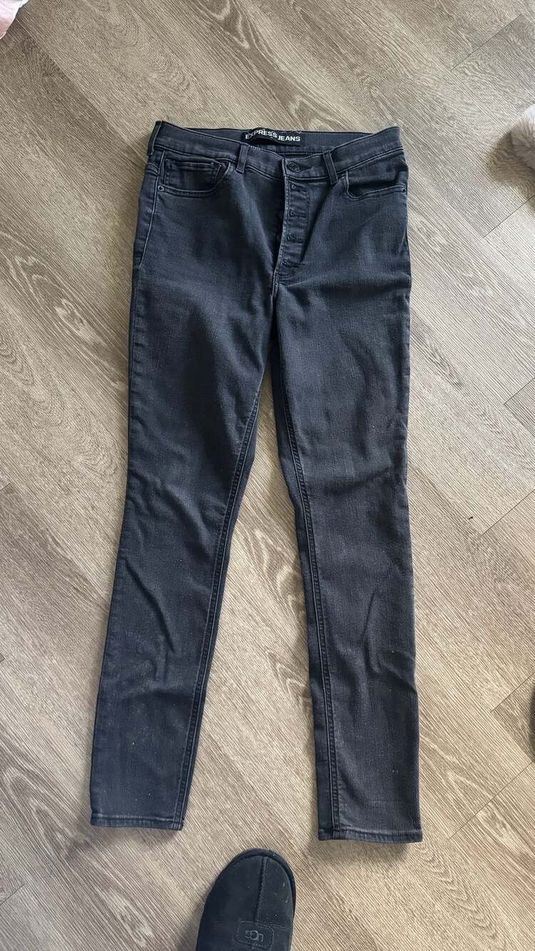 Express Jeans Black Skinny Jeans